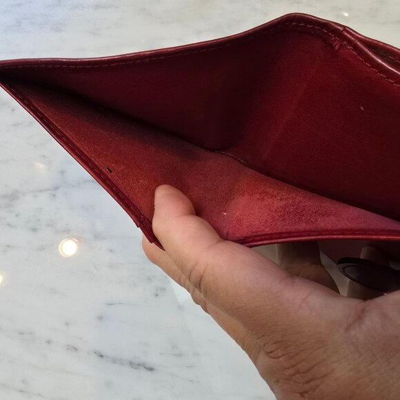 Coach NWT Vintage Red Leather Wallet - Picture 5 of 8